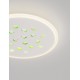 Dimmable with remote control CCT Sandy White Aluminium & Acrylic LED 30Watt 220-240 Volt 2357Lm RGB in center Outer Ring Dimmabl