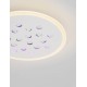 Dimmable with remote control CCT Sandy White Aluminium & Acrylic LED 30Watt 220-240 Volt 2357Lm RGB in center Outer Ring Dimmabl