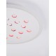 Dimmable with remote control CCT Sandy White Aluminium & Acrylic LED 30Watt 220-240 Volt 2357Lm RGB in center Outer Ring Dimmabl