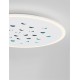 Dimmable with remote control CCT Sandy White Aluminium & Acrylic LED 40Watt 220-240 Volt 3476Lm RGB in center Outer Ring Dimmabl