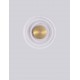 Gold Aluminium & Acrylic LED 5 Watt 220-240 Volt 620Lm 3000K IP20 D:18 W:4,5 cm 