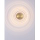 Gold Aluminium & Acrylic LED 5 Watt 220-240 Volt 620Lm 3000K IP20 D:18 W:4,5 cm 