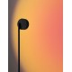 Dimmable Switc Sandy Black Aluminium, Stainless Steel LED 10Watt 220-240Volt 700Lm 3000K IP20 D: 20 H: 121 cm 
