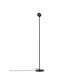 Dimmable Switc Sandy Black Aluminium, Stainless Steel LED 10Watt 220-240Volt 700Lm 3000K IP20 D: 20 H: 121 cm 