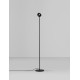 Dimmable Switc Sandy Black Aluminium, Stainless Steel LED 10Watt 220-240Volt 700Lm 3000K IP20 D: 20 H: 121 cm 
