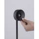 Dimmable Switc Sandy Black Aluminium, Stainless Steel LED 10Watt 220-240Volt 700Lm 3000K IP20 D: 20 H: 121 cm 