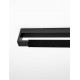 Sandy Black Aluminium LED 12 Watt 220-240 Volt 1100Lm 3000K IP44 L: 45 W: 10 H: 4 cm 