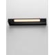 Sandy Black Aluminium LED 12 Watt 220-240 Volt 1100Lm 3000K IP44 L: 45 W: 10 H: 4 cm 