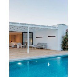 Sandy Black Aluminium LED 11 Watt 220-240 Volt 150Lm 3000K IP65 D: 51 W: 6 H: 4.7 cm 
