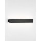 Sandy Black Aluminium LED 11 Watt 220-240 Volt 150Lm 3000K IP65 D: 51 W: 6 H: 4.7 cm 