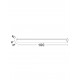 Sandy Black Aluminium LED 19 Watt 220-240 Volt 380Lm 3000K IP65 L: 100 W: 6 H: 4.5 cm 