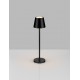 Sandy Black Aluminium LED 2 Watt 3.7 Volt 101Lm 3000K IP54 Switch On/Off USB wire D: 7 H: 28 cm 