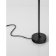 Sandy Black Aluminium LED 2 Watt 3.7 Volt 101Lm 3000K IP54 Switch On/Off USB wire D: 7 H: 28 cm 