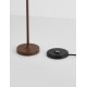 Sandy Rust Brown Aluminium LED 2 Watt 3.7 Volt 101Lm 3000K IP54 Switch On/Off USB wire D: 7 H: 28 cm 