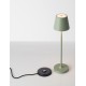 Sandy Olive Green Aluminium LED 2 Watt 3.7 Volt 101Lm 3000K IP54 Switch On/Off USB wire D: 7 H: 28 cm 