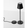 Sandy Anthracite Aluminium LED 2 Watt 3.7 Volt 101Lm 3000K IP54 Switch On/Off USB wire D: 7 H: 28 cm