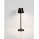 Sandy Anthracite Aluminium LED 2 Watt 3.7 Volt 101Lm 3000K IP54 Switch On/Off USB wire D: 7 H: 28 cm 