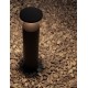 Sandy Black Aluminium LED 11 Watt 220-240 Volt 600Lm 3000K IP65 D: 13 H: 50 cm 