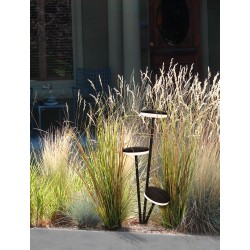 Sandy Black Aluminium LED 12 Watt 220-240Volt 666Lm 3000K IP65 Included plastic spike D: 15 H: 32 cm 