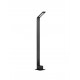 Sandy Black Aluminium LED 6 Watt 220-240Volt 700Lm 3000K IP65 L: 9,5 H: 80 cm 