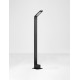 Sandy Black Aluminium LED 6 Watt 220-240Volt 700Lm 3000K IP65 L: 9,5 H: 80 cm 