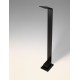 Sandy Black Aluminium LED 6 Watt 220-240Volt 700Lm 3000K IP65 L: 9,5 H: 80 cm 