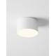 Sandy White Aluminium & Acrylic LED 10Watt 220-240 Volt 588Lm IP20 3000K D:11 H:6.5 cm 