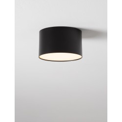 Sandy Black Aluminium & Acrylic LED 10Watt 220-240 Volt 588Lm IP20 3000K D:11 H:6.5 cm 