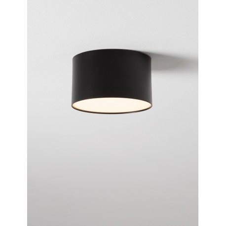 Sandy Black Aluminium & Acrylic LED 10Watt 220-240 Volt 588Lm IP20 3000K D:11 H:6.5 cm 