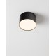 Sandy Black Aluminium & Acrylic LED 10Watt 220-240 Volt 588Lm IP20 3000K D:11 H:6.5 cm 