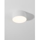 Sandy White Aluminium & Acrylic LED 16Watt 220-240 Volt 976Lm IP20 3000K D:14 H:6.5 cm 