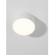 Sandy White Aluminium & Acrylic LED 16Watt 220-240 Volt 976Lm IP20 3000K D:14 H:6.5 cm 