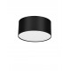 Sandy Black Aluminium & Acrylic LED 16Watt 220-240 Volt 976Lm IP20 3000K D:14 H:6.5 cm 