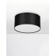 Sandy Black Aluminium & Acrylic LED 16Watt 220-240 Volt 976Lm IP20 3000K D:14 H:6.5 cm 