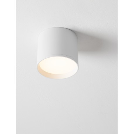 Sandy White Aluminium & Acrylic LED 10Watt 220-240 Volt 505Lm IP20 3000K D:10 H:8.6 cm 