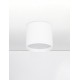 Sandy White Aluminium & Acrylic LED 10Watt 220-240 Volt 505Lm IP20 3000K D:10 H:8.6 cm 