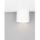 Sandy White Aluminium & Acrylic LED 10Watt 220-240 Volt 505Lm IP20 3000K D:10 H:8.6 cm 
