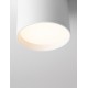 Sandy White Aluminium & Acrylic LED 10Watt 220-240 Volt 505Lm IP20 3000K D:10 H:8.6 cm 