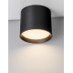 Sandy Black Aluminium & Acrylic LED 10Watt 220-240 Volt 505Lm IP20 3000K D:10 H:8.6 cm 