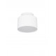 Sandy White Aluminium & Acrylic LED 16Watt 220-240 Volt 787Lm IP20 3000K D:11 H:8.8 cm 