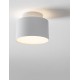Sandy White Aluminium & Acrylic LED 16Watt 220-240 Volt 787Lm IP20 3000K D:11 H:8.8 cm 
