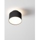 Sandy Black Aluminium & Acrylic LED 16Watt 220-240 Volt 787Lm IP20 3000K D:11H:8.8 cm 