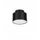 Sandy Black Aluminium & Acrylic LED 16Watt 220-240 Volt 787Lm IP20 3000K D:11H:8.8 cm 