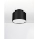 Sandy Black Aluminium & Acrylic LED 16Watt 220-240 Volt 787Lm IP20 3000K D:11H:8.8 cm 