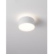 Sandy White Aluminium & Acrylic LED 24Watt 220-240 Volt 1393Lm IP20 3000K D:14 H: 8.8 cm 