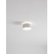 Sandy White Aluminium & Acrylic LED 24Watt 220-240 Volt 1393Lm IP20 3000K D:14 H: 8.8 cm 