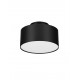 Sandy Black Aluminium & Acrylic LED 24Watt 220-240 Volt 1393Lm IP20 3000K D:14 H:8.8 cm 