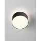 Sandy Black Aluminium & Acrylic LED 24Watt 220-240 Volt 1393Lm IP20 3000K D:14 H:8.8 cm 