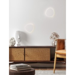 Sandy White Aluminium LED 6Watt 220-240 Volt 364Lm IP20 3000K D:15 H:3.5 cm 