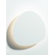Sandy White Aluminium LED 8Watt 220-240 Volt 507Lm IP20 3000K D:20 H:3.5 cm 